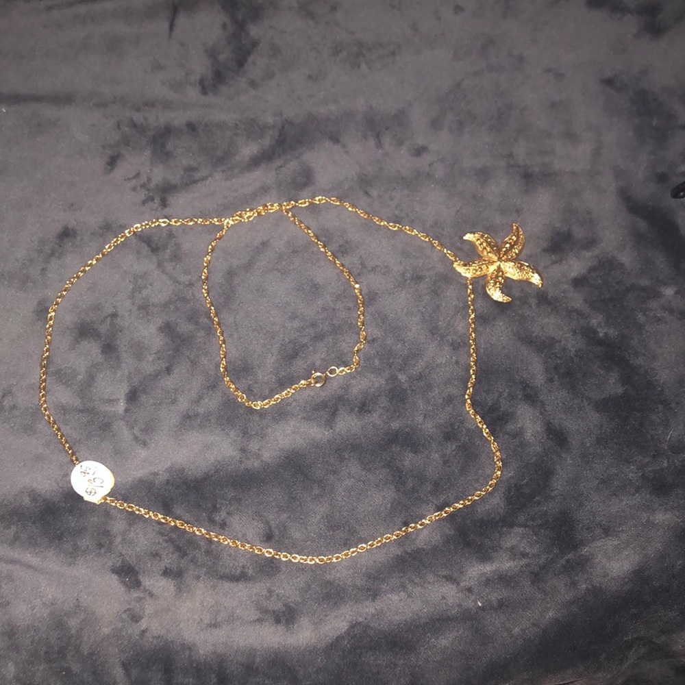 Vintage sea star necklace